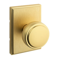 KWIKSET Kwikset 720SOKTRCT-4 Sora Passage Knob Satin Brass