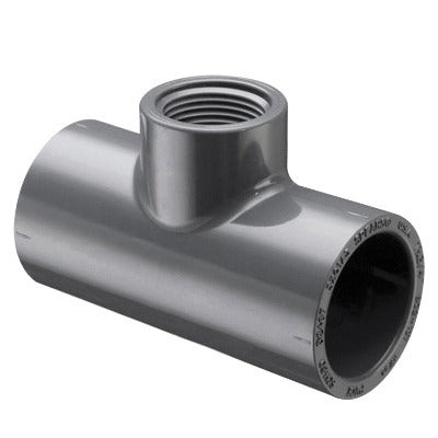 SPEARS Spears 802-289 Reducing Tee 2.5x2.5x1 in Sch 80 Pvc