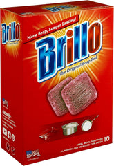 BRILLO Brillo 23310 Original steel wool soap pads 10 count pack