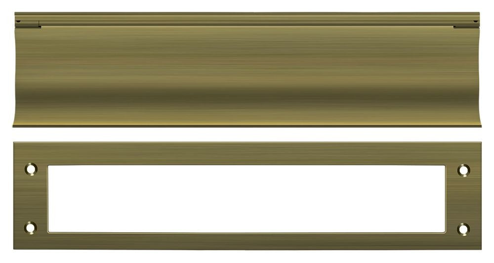 DELTANA Deltana MS0030U5 Mail Slot Heavy Duty Antique Brass