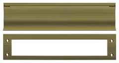 DELTANA Deltana MS0030U5 Mail Slot Heavy Duty Antique Brass
