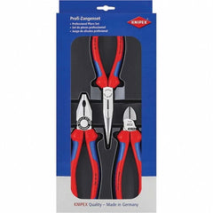 KNIPEX Knipex 00 20 11 3 Piece Plier Set Comfort Grip