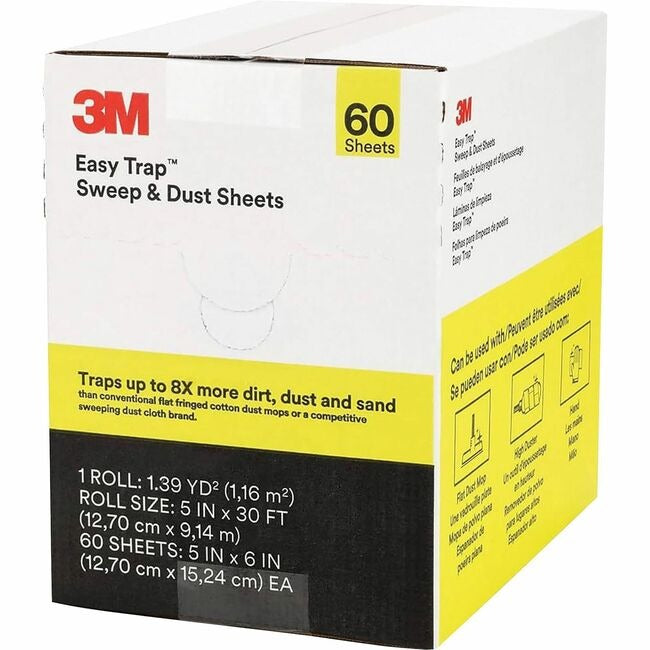 3M 3M MMM59032W Easy Trap Duster 5 inches Width x 6 inches Depth (30 ft Roll / 1 Box)