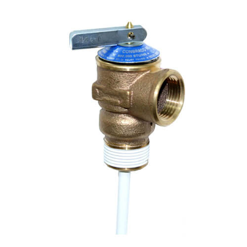 APOLLO VALVES Apollo Valves 18C-402X-38 18C-400 Series 3/4 Inch Bronze MNPT x FNPT 150# 210 Relief Valve