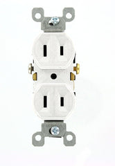 LEVITON Leviton 223-W Duplex Receptacle 15 Amp (10-Pack)