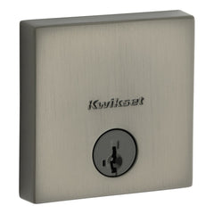 KWIKSET Kwikset 258SQT-18GS.STRKP Smartkey Deadbolt Gunmetal