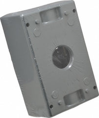 THOMAS & BETTS Thomas Betts DIH3-2-LM Outlet Box Aluminum 1 Gang