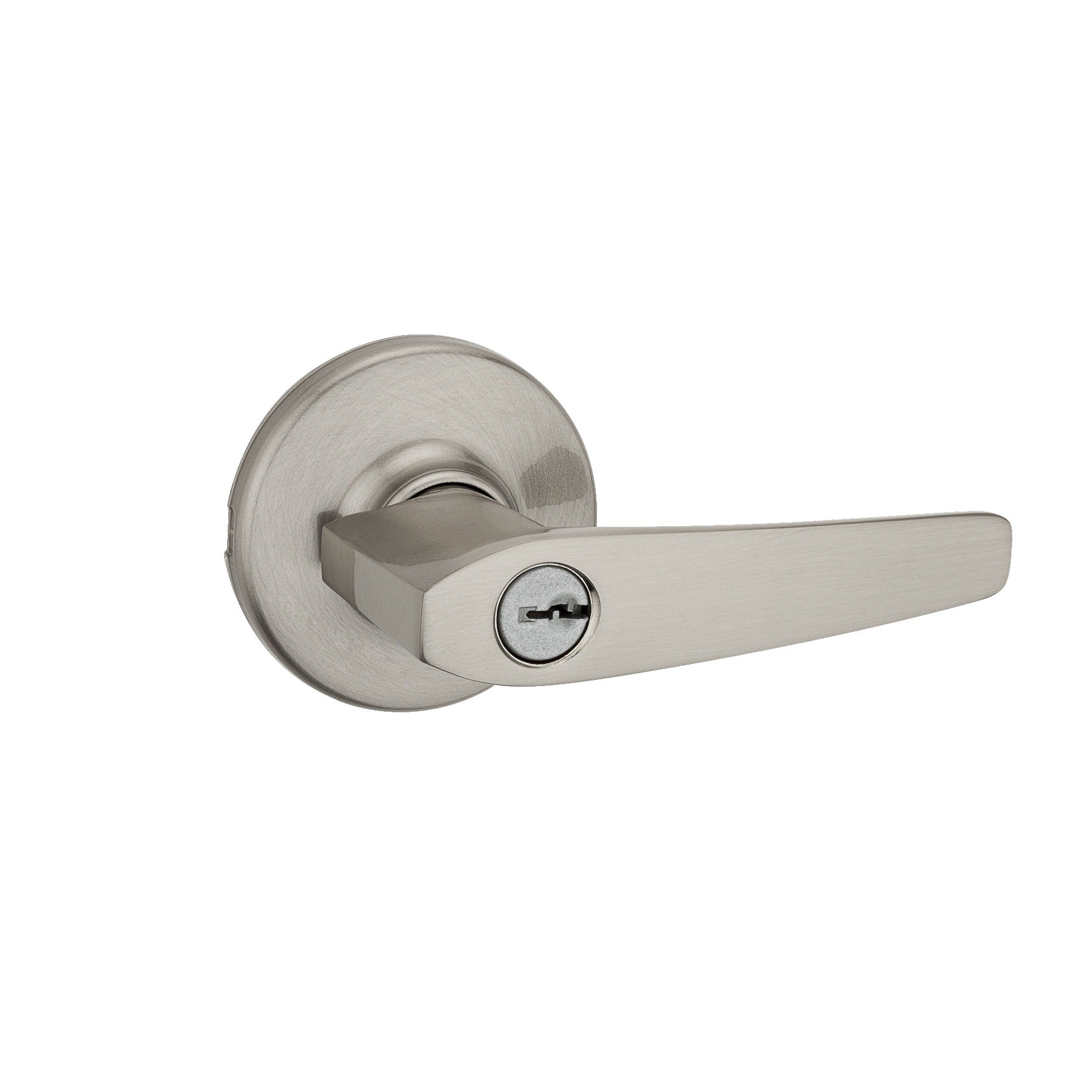 KWIKSET Kwikset 405DL-15 Delta Lever Entry Door Lock Satin Nickel