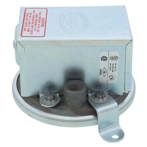 DWYER Dwyer 1910-1 Compact Low Differential Pressure Switch 120/125/250/480V
