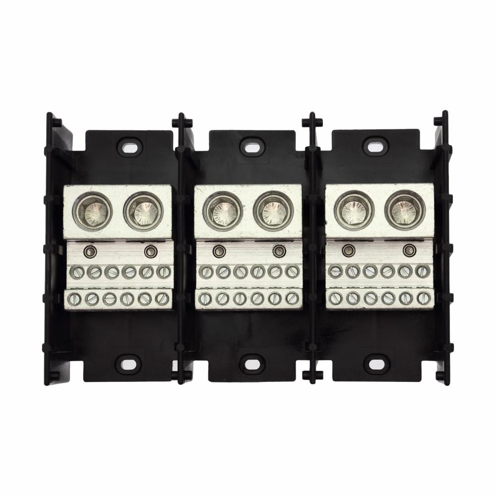 BUSSMANN Bussmann 16530-3 6-Pack Power Terminal Block 600 VAC/VDC 760 A