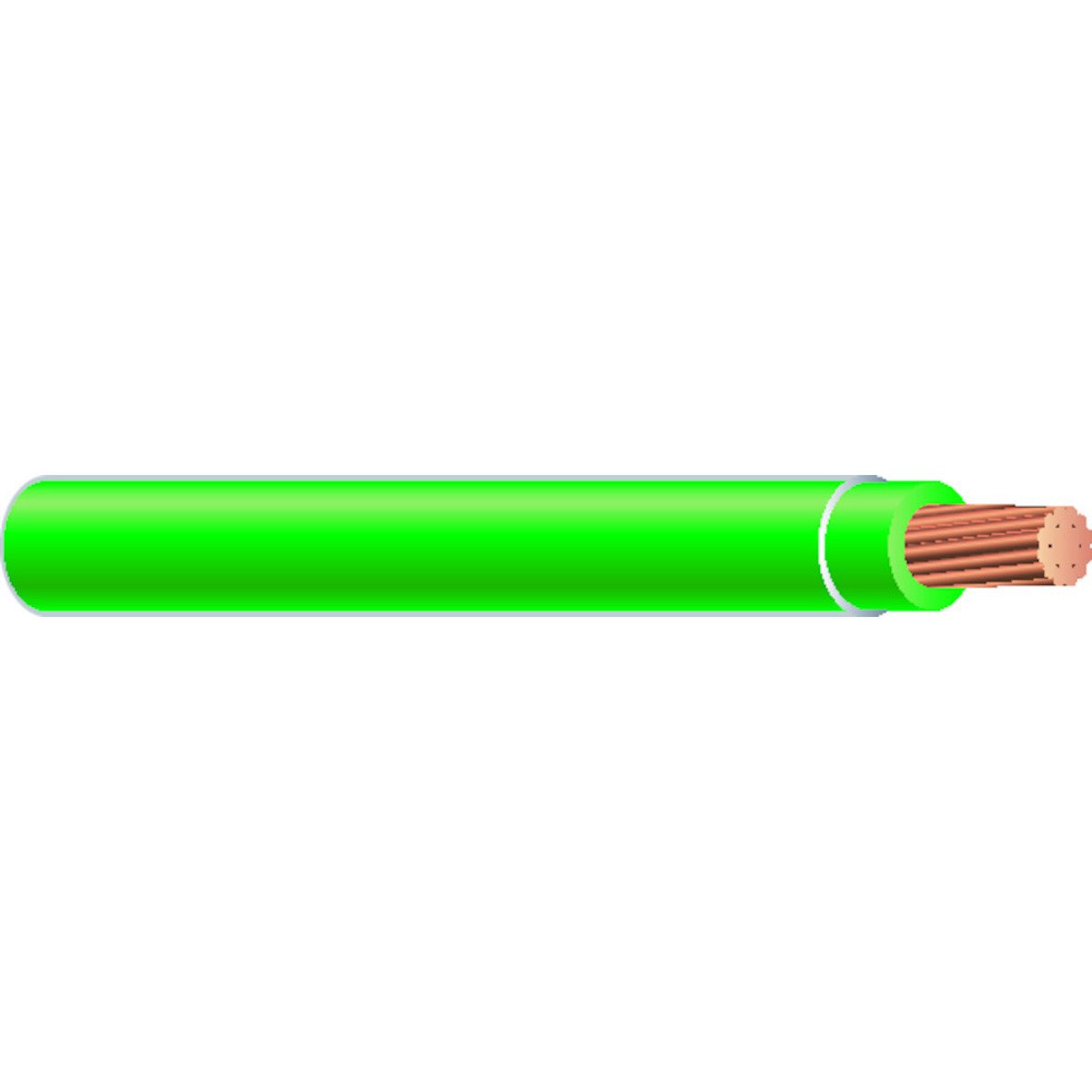 DIVERSITECH Southwire 22977301 Green THHN-THWN-MTW-AWM 10-19 Copper Cable