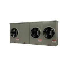 EATON EATON UHT3R2332TCH 3-Position Horizontal Ganged Horn Bypass Triplex Ground Meter Socket 600 VAC 200 A