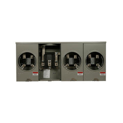 EATON EATON UHT3R2332TCH 3-Position Horizontal Ganged Horn Bypass Triplex Ground Meter Socket 600 VAC 200 A
