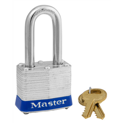MASTER LOCK Master Lock 3DLF Keyed Padlock 1-9/16 In. Wide 4-Pin Tumbler