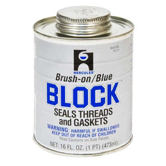 OATEY Oatey 15711 Hercules Block All-Purpose Thread and Gasket Sealant, 1 pt Screw Cap Can With Brush