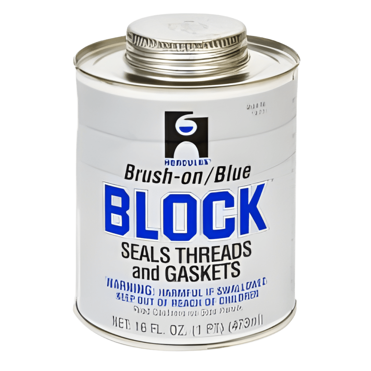 OATEY Oatey 15711 Hercules Block All-Purpose Thread and Gasket Sealant, 1 pt Screw Cap Can With Brush