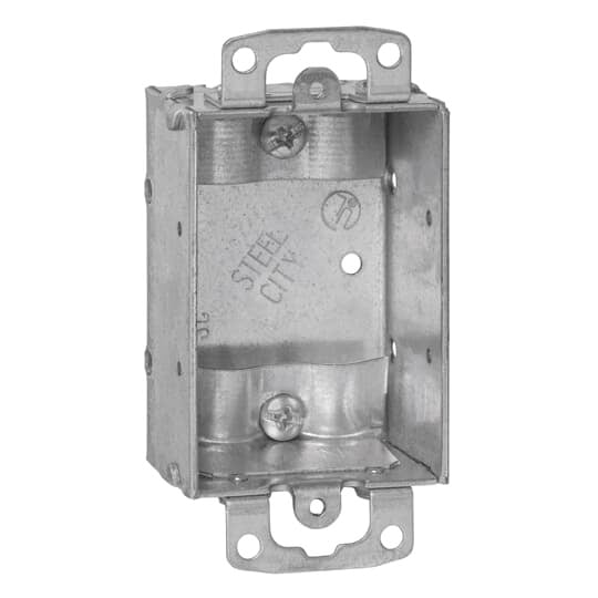 STEEL CITY Steel City SWB-25 Non-Gangable Switch Box 7.5 Cubic Inches 3 Inches Long x 2 Inches Wide x 1-1/2 Inches Deep