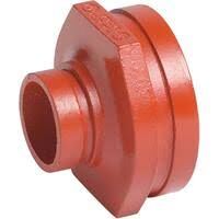 VICTAULIC Victaulic FD54050P00 No. 50 4 x 3-1/2 x 3 in. Grooved Domestic Orange Enamel and Painted Ductile Iron Concentric Reducer