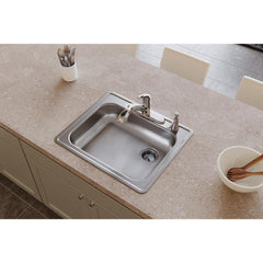 DAYTON Dayton GE12521R4 Kitchen Sink 25 x 21-1/4 Drop-In Sink with Right Drain