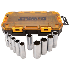 DEWALT DeWalt DWMT73814 10 Pieces Chrome Deep Socket Set