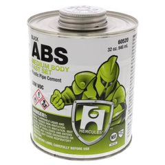 HERCULES Hercules 60520 32 oz Fast Set Plastic Black Pipe Cement