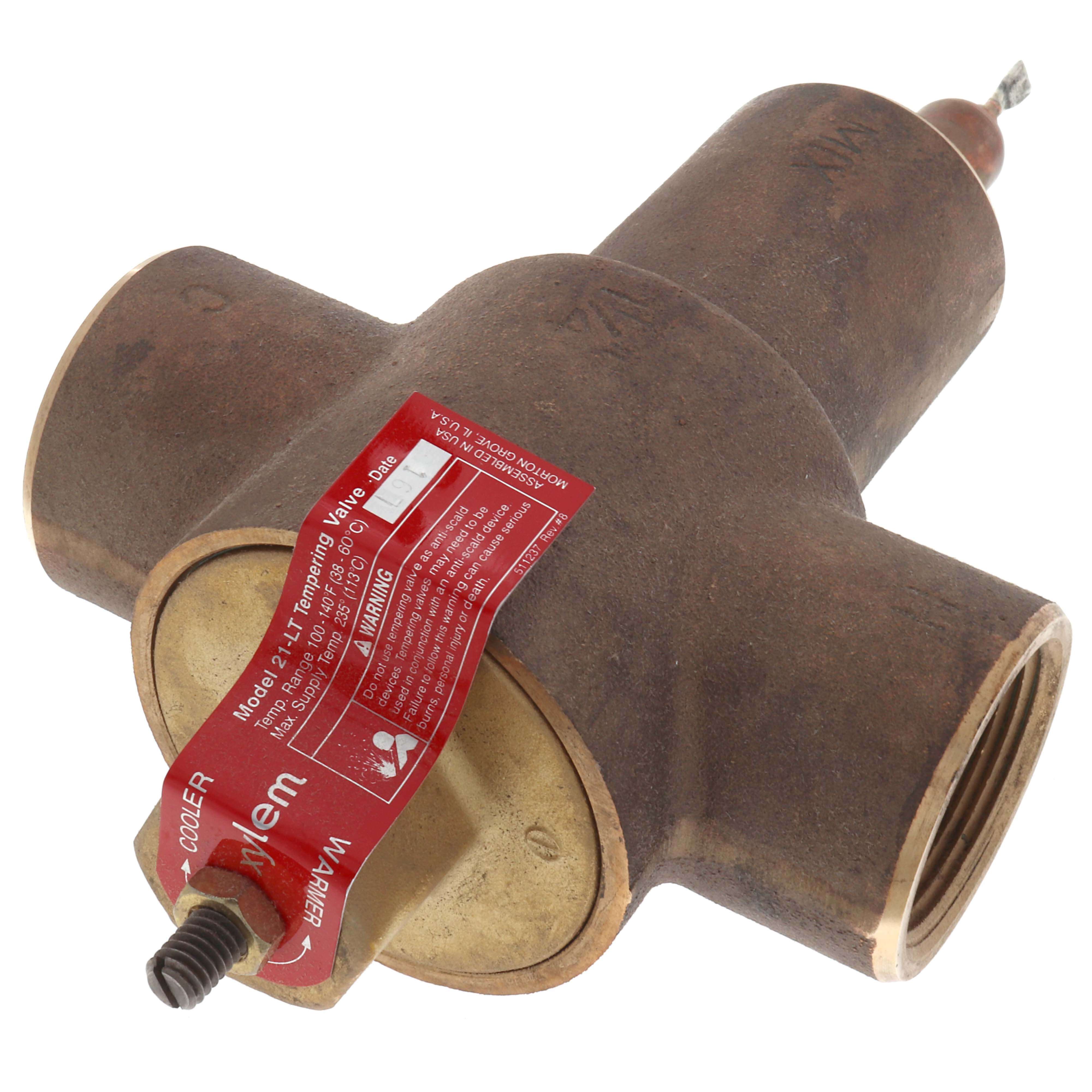 NVENT Hoffman 401287 1-1/4 21LT Tempering Valve 100°F - 140°F