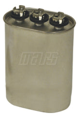 MARS 12275 Capacitor 55/5 MFD 440V Oval Run Dual Section