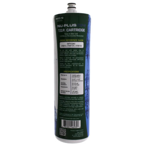 NU-CALGON Nu-Calgon 4623-12 Nu-Plus CFS - TOP Water Filter Cartridge