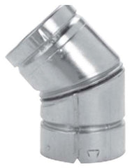 SELKIRK Selkirk 105222 LockTab 1-1/4 X 10 Gas Vent Elbow