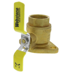 WEBSTONE Webstone H-40405 1-1/4 FIP x Flange Non-Potable Isolator Uni-Flange Ball Valve Full Port Forged Brass Ball Valve