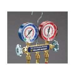YELLOW JACKET Yellow Jacket 42006 41 2-Valve Manifold 1/4 in Connection 1% Class 1 Accuracy