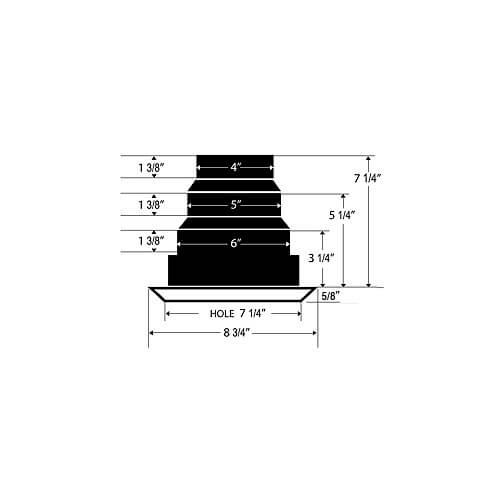 AIRTEC AirTec 81903 MV3S Ceiling Diffuser w/ 3-Way Grille (6 x 6)