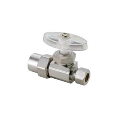 BRASSCRAFT BrassCraft PR14XR 1/2 x 3/8 in. Solvent Weld x OD Compression Knurled Straight Supply Stop Valve