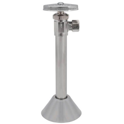 BRASSCRAFT BrassCraft CS40BXC 1/2 x 3/8 Sweat x OD Compression Knurled Oval Handle Angle Supply Stop Valve