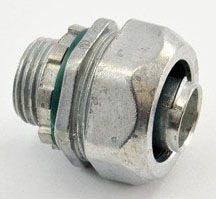 BRIDGEPORT Bridgeport 430-LT2 Connector, Liquid Tight, Zinc Die Cast, Size 1/2 Inch