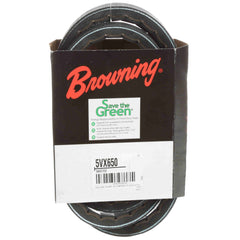 Browning 5VX650 Belts 5/8x17/32x65 Wide Notch 358 Gripbelt