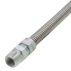 Dormont 0240119 Model 20-3131-36 3/8 ID (1/2 OD) Stainless Steel Gas Connector 1/2 MIP x 1/2 MIP (36 Length)