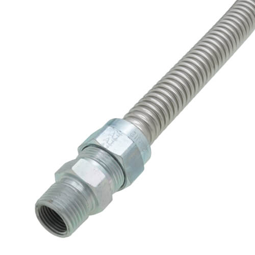 DORMONT Dormont 0240144 Model 30-3131-18 1/2 ID (5/8 OD) Stainless Steel Gas Connector 1/2 MIP X 1/2 MIP (18 Length)