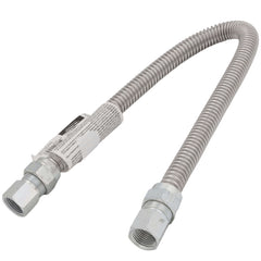 Dormont 0240163 Model 30-3232-24 1/2 ID (5/8 OD) Stainless Steel Gas Connector 1/2 FIP x 1/2 FIP (24 Length)