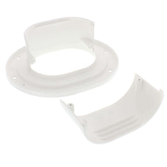 FORTRESS Fortress 84117 4.5 Wall Flange LWF122W White
