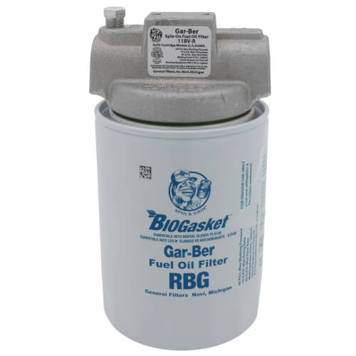 GAR-BER Gar-Ber 1602 Oil Filter Epoxy Coated Spin-On No Gauge
