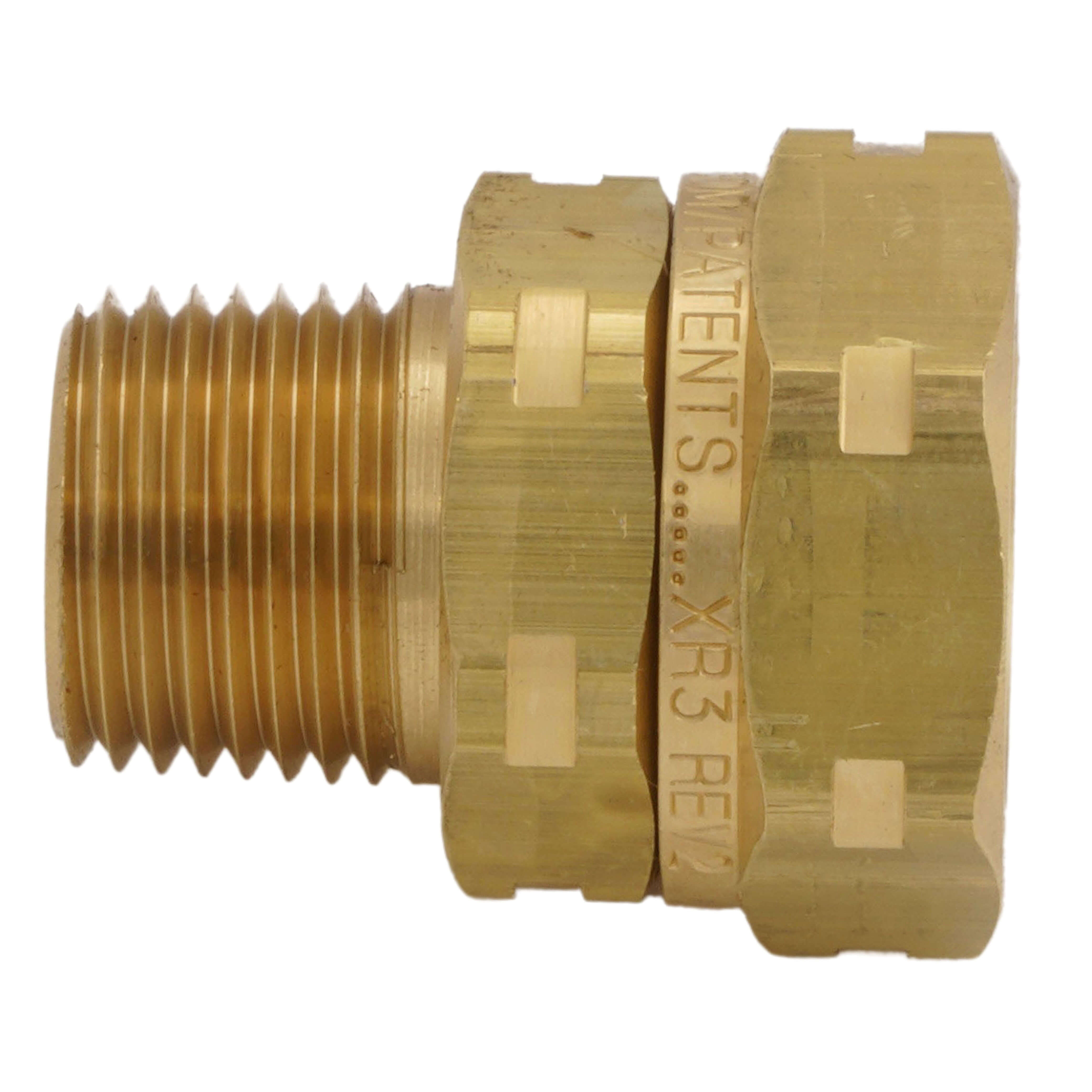 GASTITE Gastite XR3FTG-8 1/2 Straight Fitting x 1/2 Male NPT