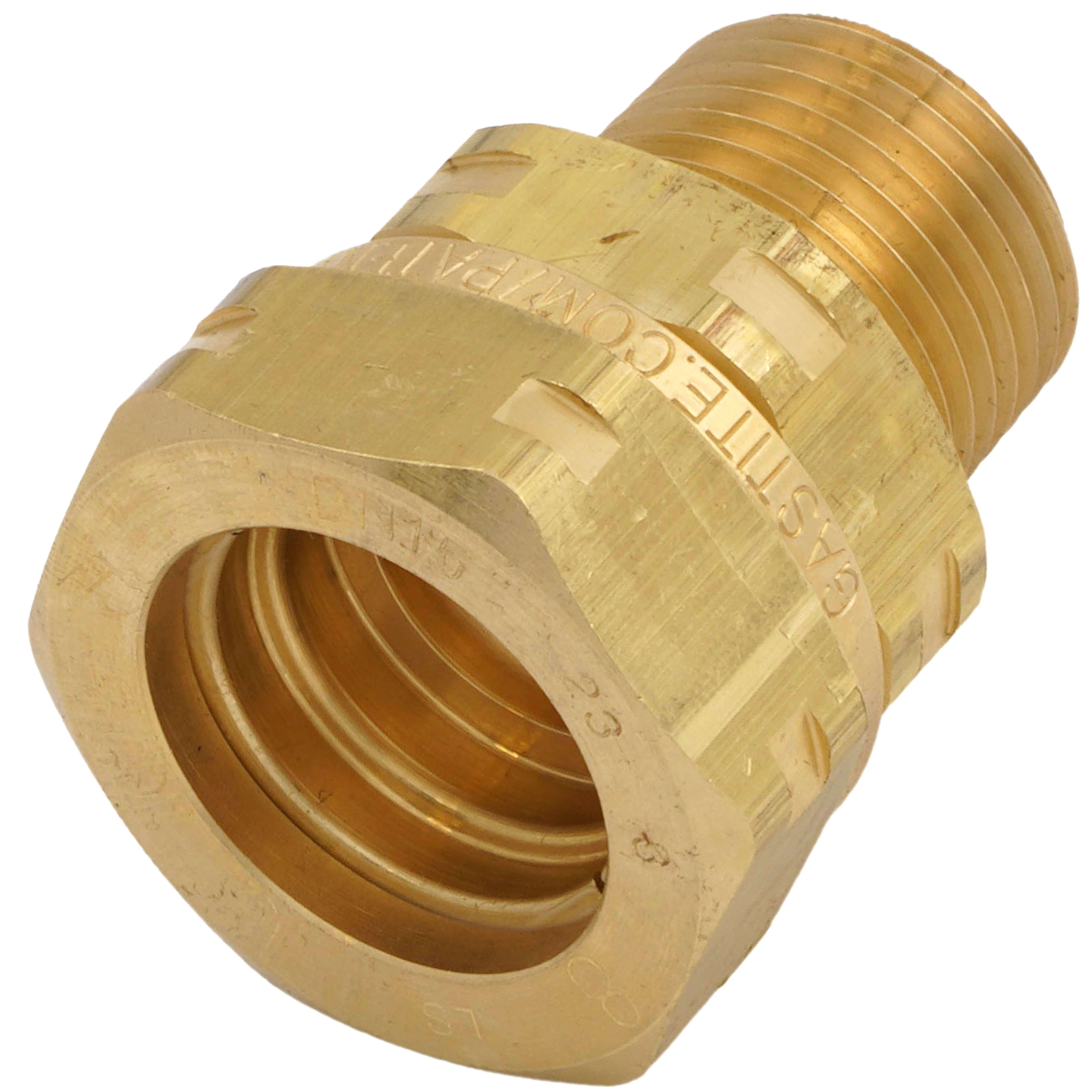 GASTITE Gastite XR3FTG-8 1/2 Straight Fitting x 1/2 Male NPT