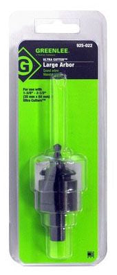 GREENLEE Greenlee 925-022 Large Hole Saw Arbor with Pilot Drill