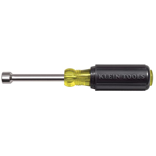 KLEIN TOOLS Klein 630-7/16M Magnetic Tip Nut Driver 3-Inch Shaft