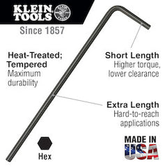 KLEIN TOOLS Klein LMK10 L-Style Hex Key Caddy Set Metric 9-Piece