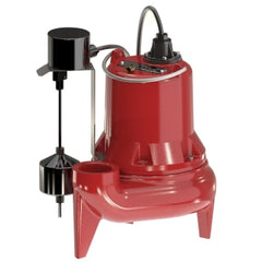 LIBERTY PUMPS Liberty Pumps LE51AV 1/2 HP Sewage Pump with 10' Power Cord