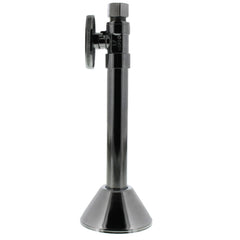 Matco-Norca 26-1040LF 1/2 Sweat x 3/8 OD Comp Straight Stop w/ 5 Ext. & Bell Escutcheon Lead Free