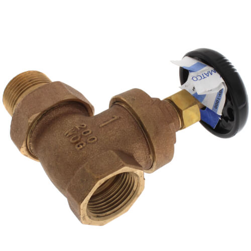 MATCO-NORCA Matco-Norca BSGV-1000 1 FIP x Male Union Steam Radiator Gate Valve