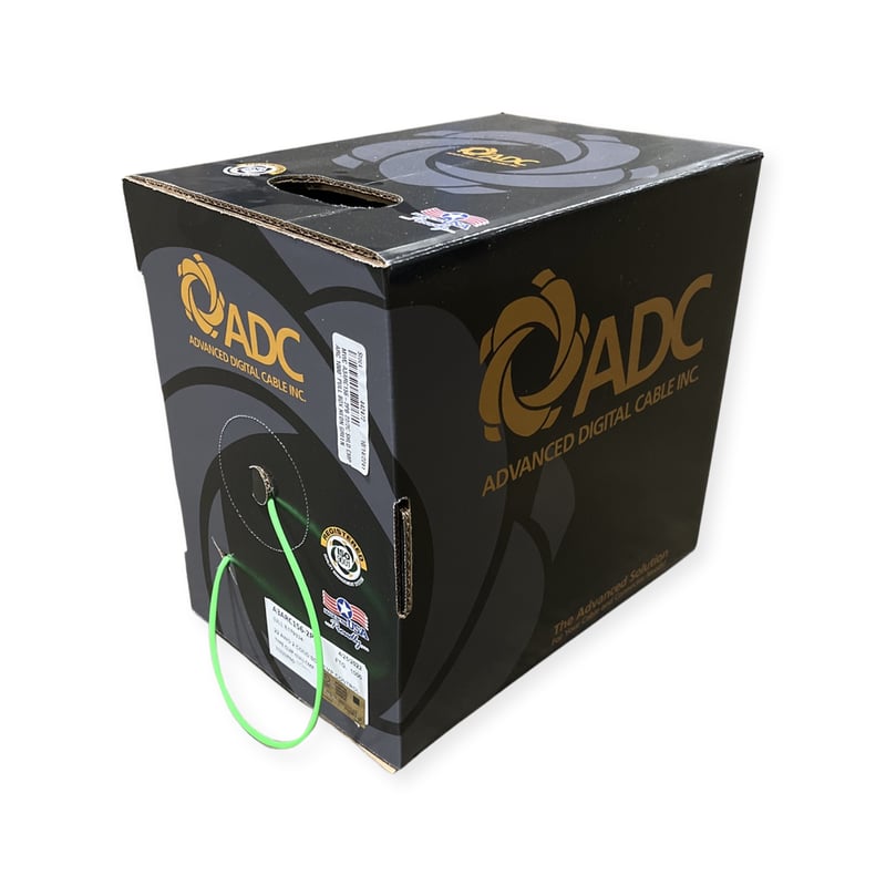 MULTIPLE Multiple 912206SD MWC A3ARC156-2PB 22/1P Stranded Shielded Arc156-2 Neon Green Plenum 1000 FT Pull Box
